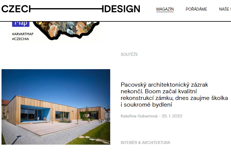 Pacov, Czechdesign, Architektura
