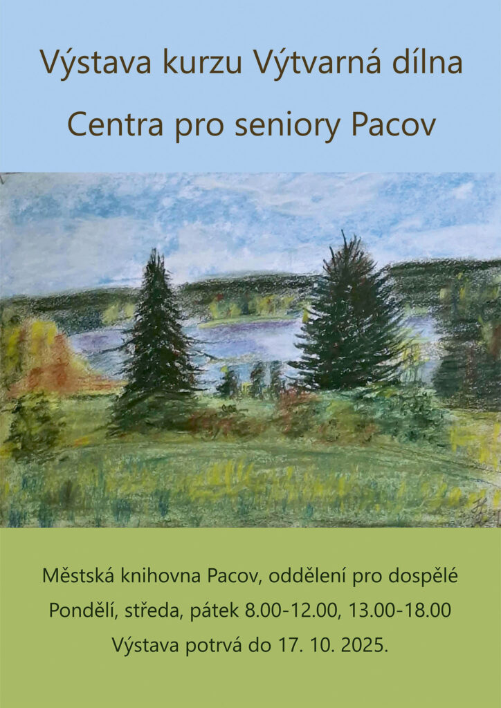 Výstava výtvarného kurzu Centra pro seniory