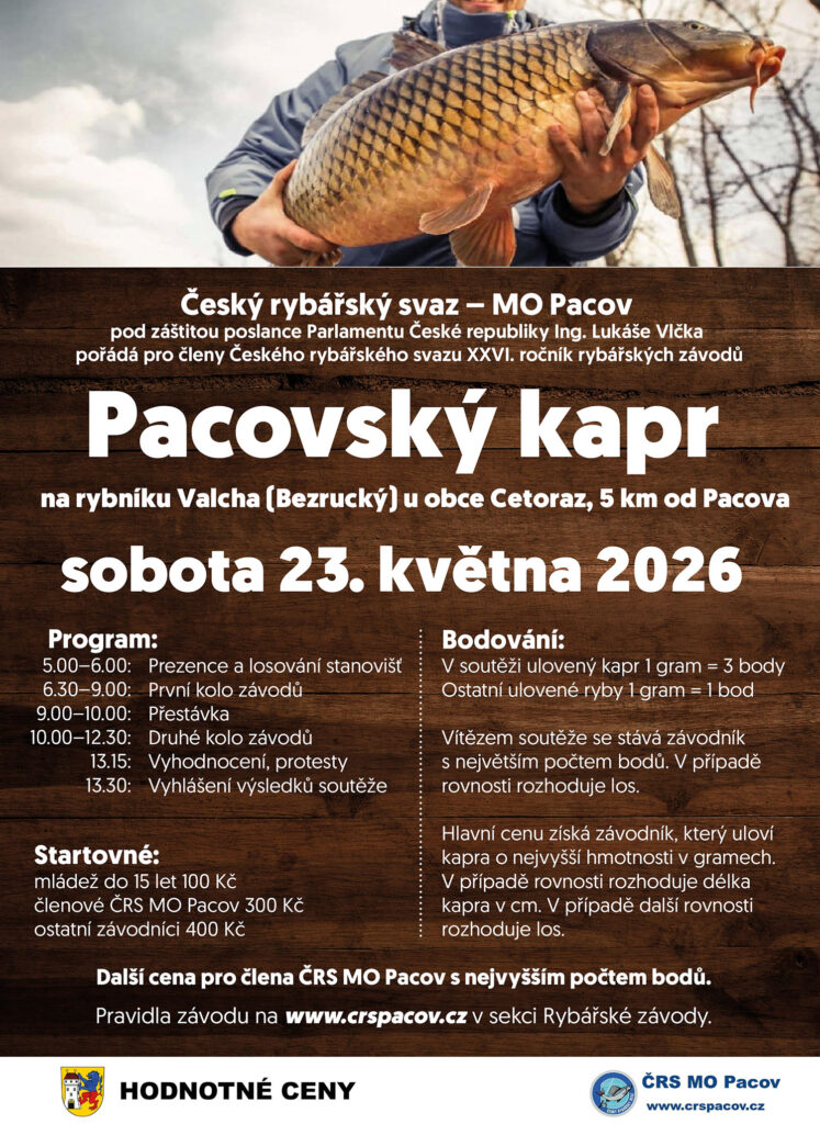 Pacovský kapr 2026 / ČRS MO Pacov