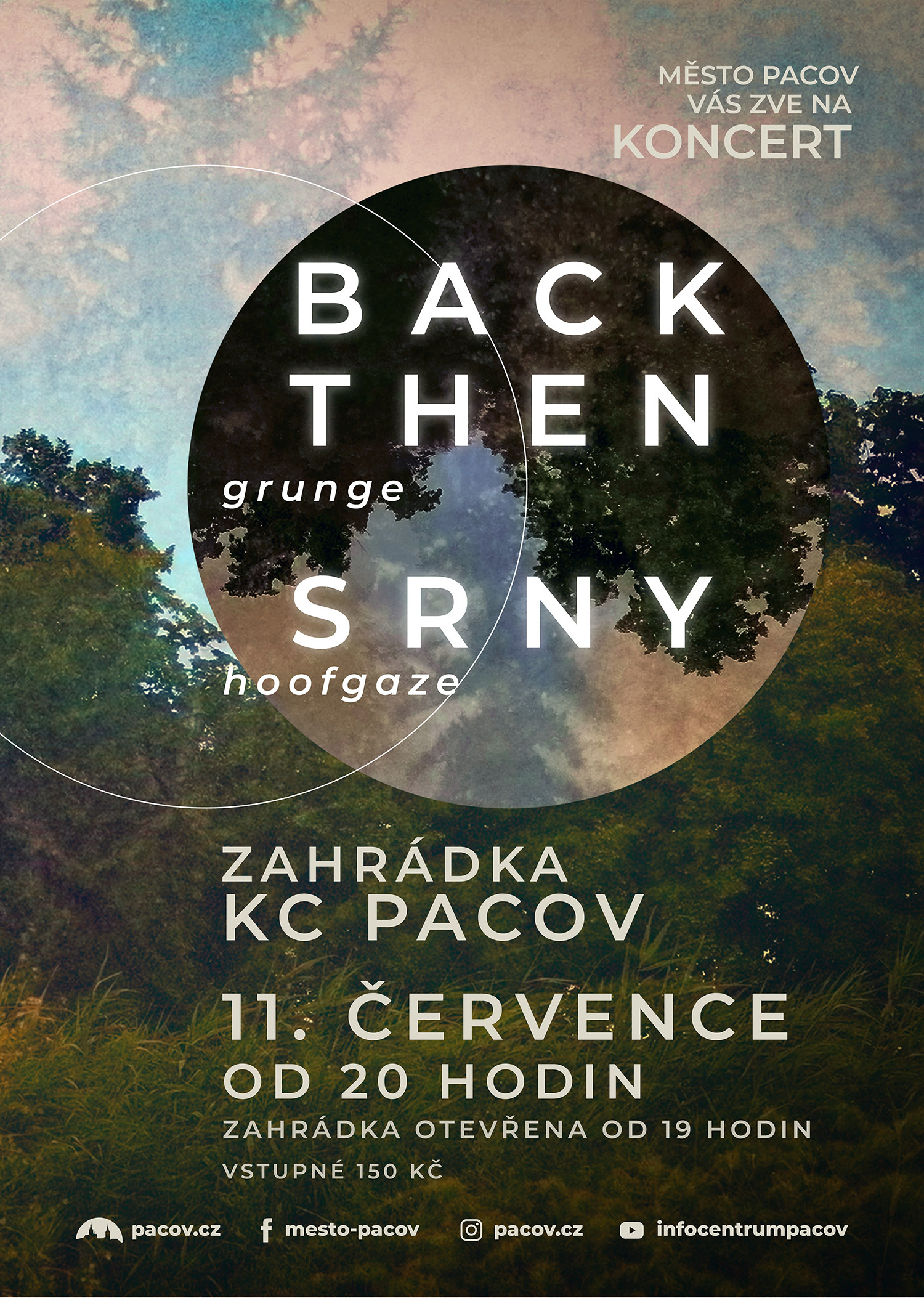 Back Then & Srny / koncert na zahrádce Komunitního centra Pacov