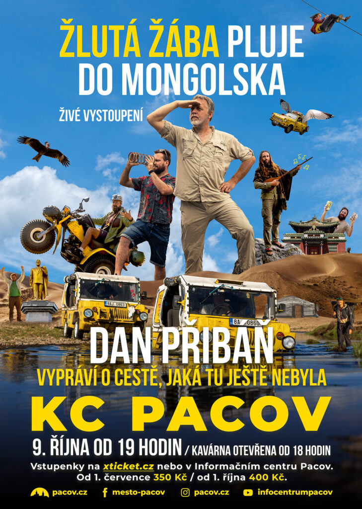 Žlutá žába pluje do Mongolska