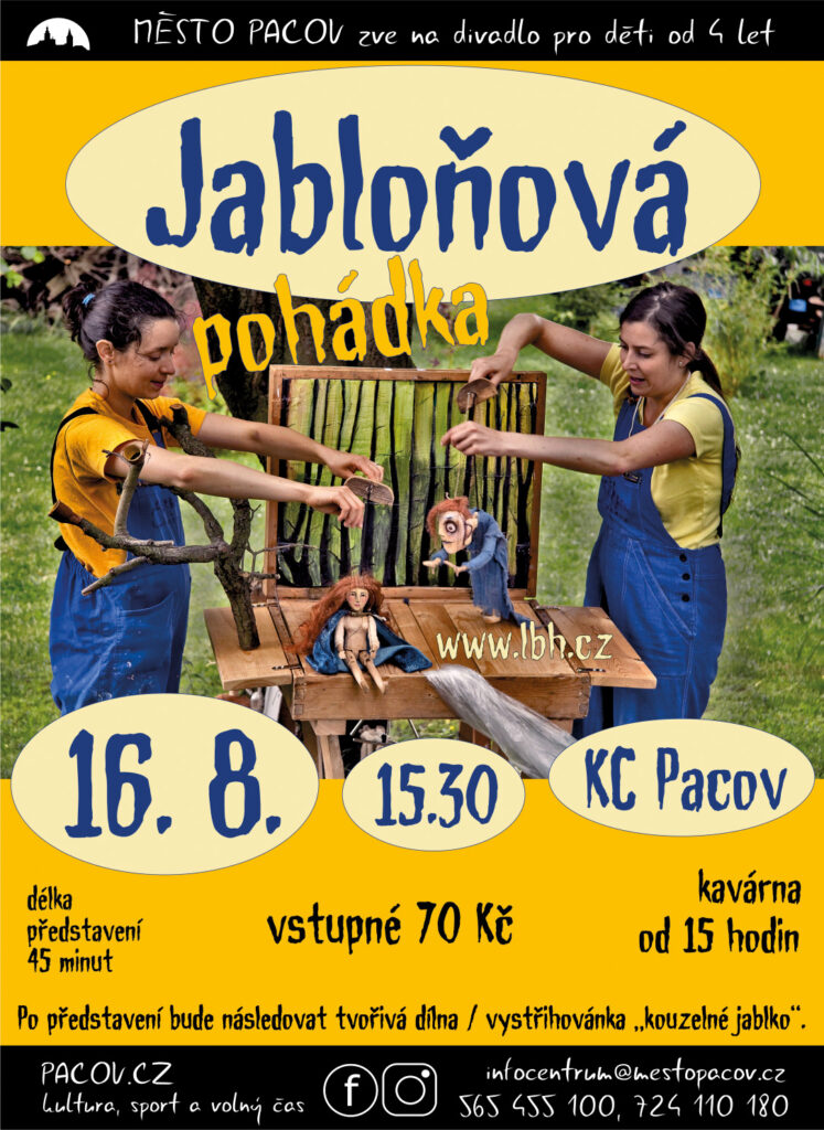 Jabloňová pohádka / KC Pacov / 16. srpna od 15.30