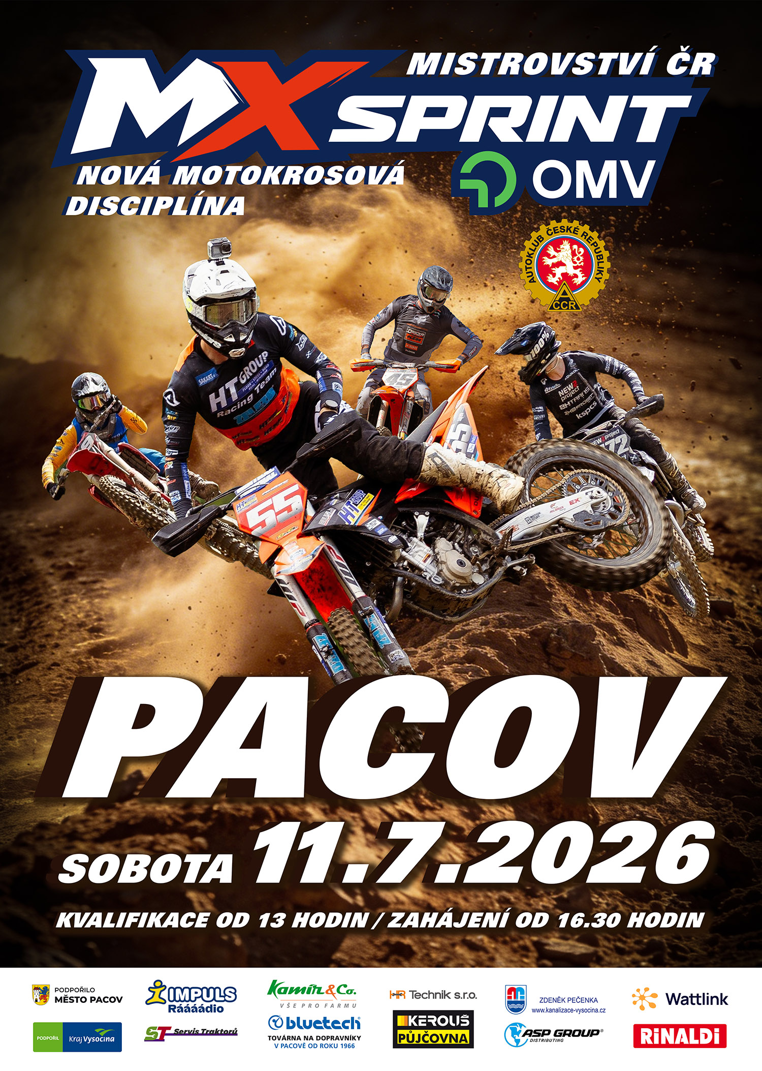 MX SPRINT Mistrovství ČR / Pacov / 11. července