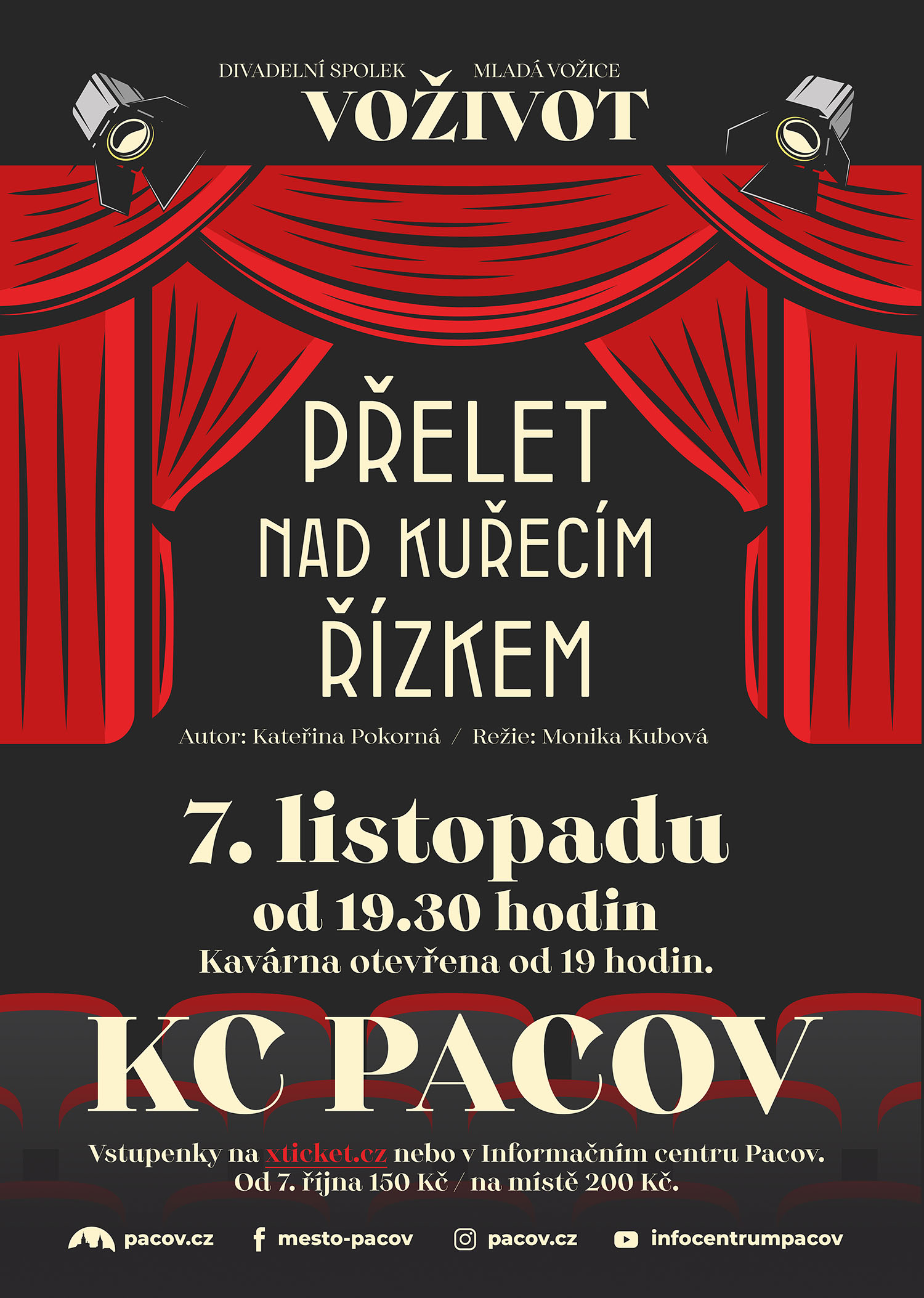 Přelet nad kuřecím řízkem / Komunitní centrum Pacov 7. listopadu