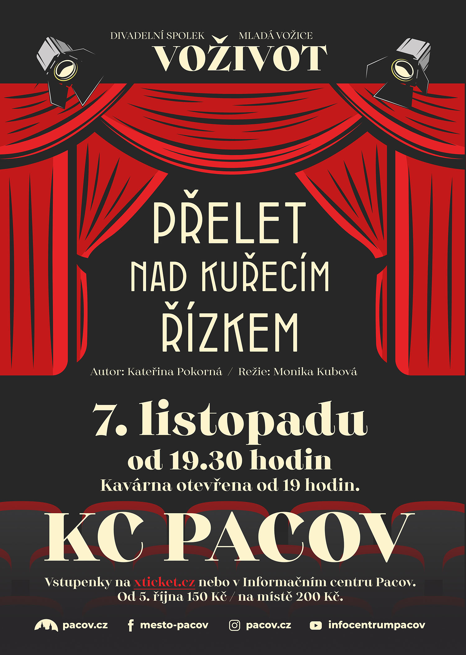 Přelet nad kuřecím řízkem / Komunitní centrum Pacov 7. listopadu