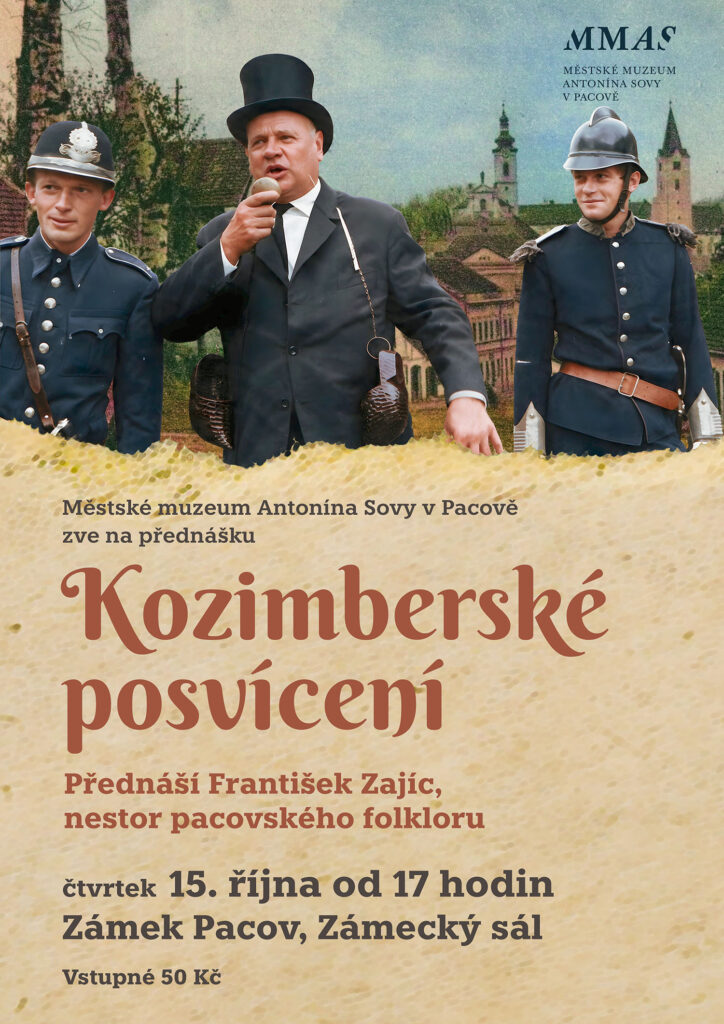 Přednáška Kozimberské posvícení / Zámecký sál Pacov, 15. října