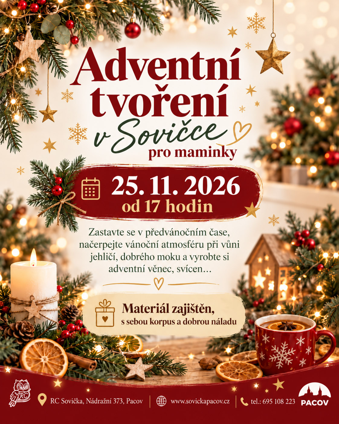 Adventní tvoření pro maminky