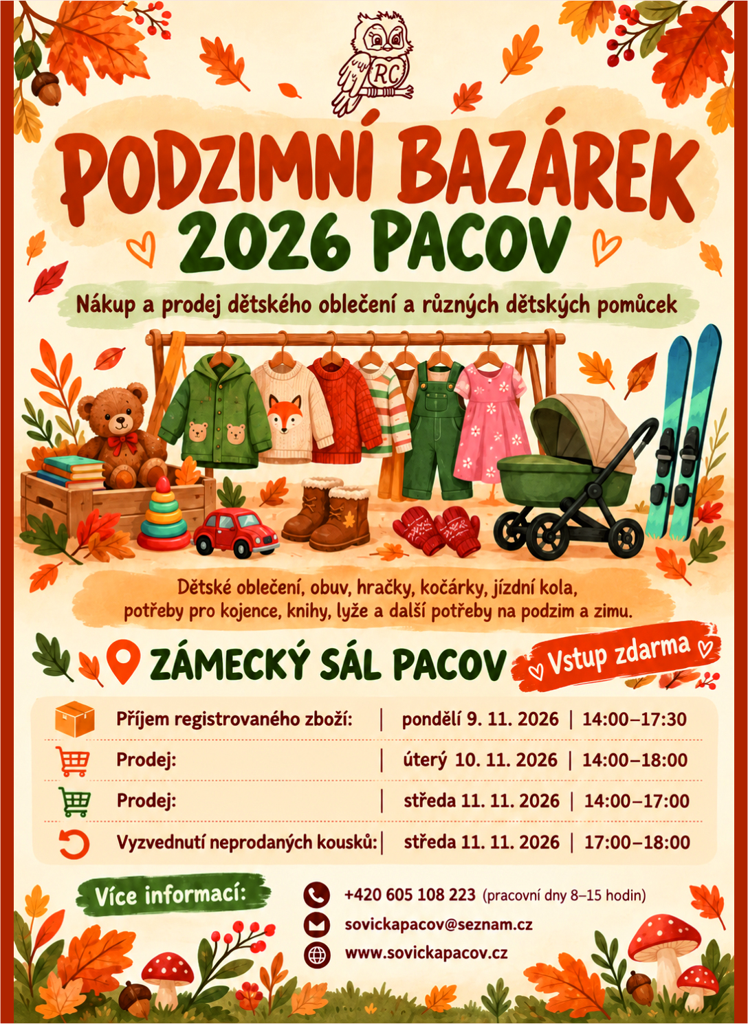 Podzimní bazárek